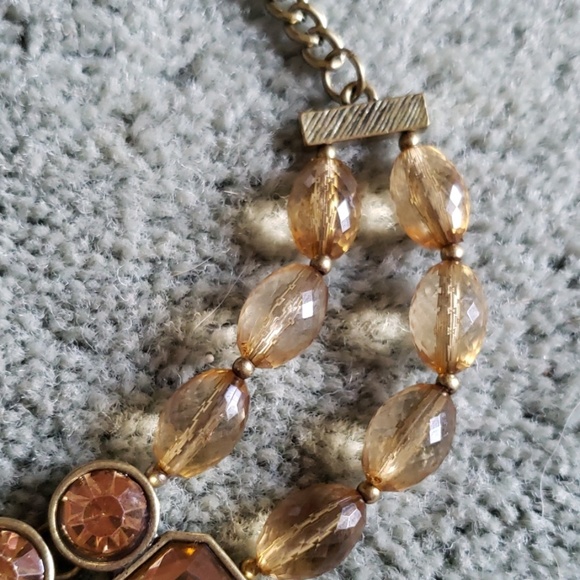 NWT brown beaded necklace - Picture 3 of 7